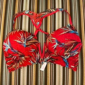 Tropical print bralette